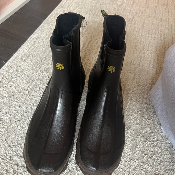 LaCrosse Women Chelsea Grange 5” Classic Brown Brown Rain Boots size 8 BRAND NEW - Picture 3 of 4